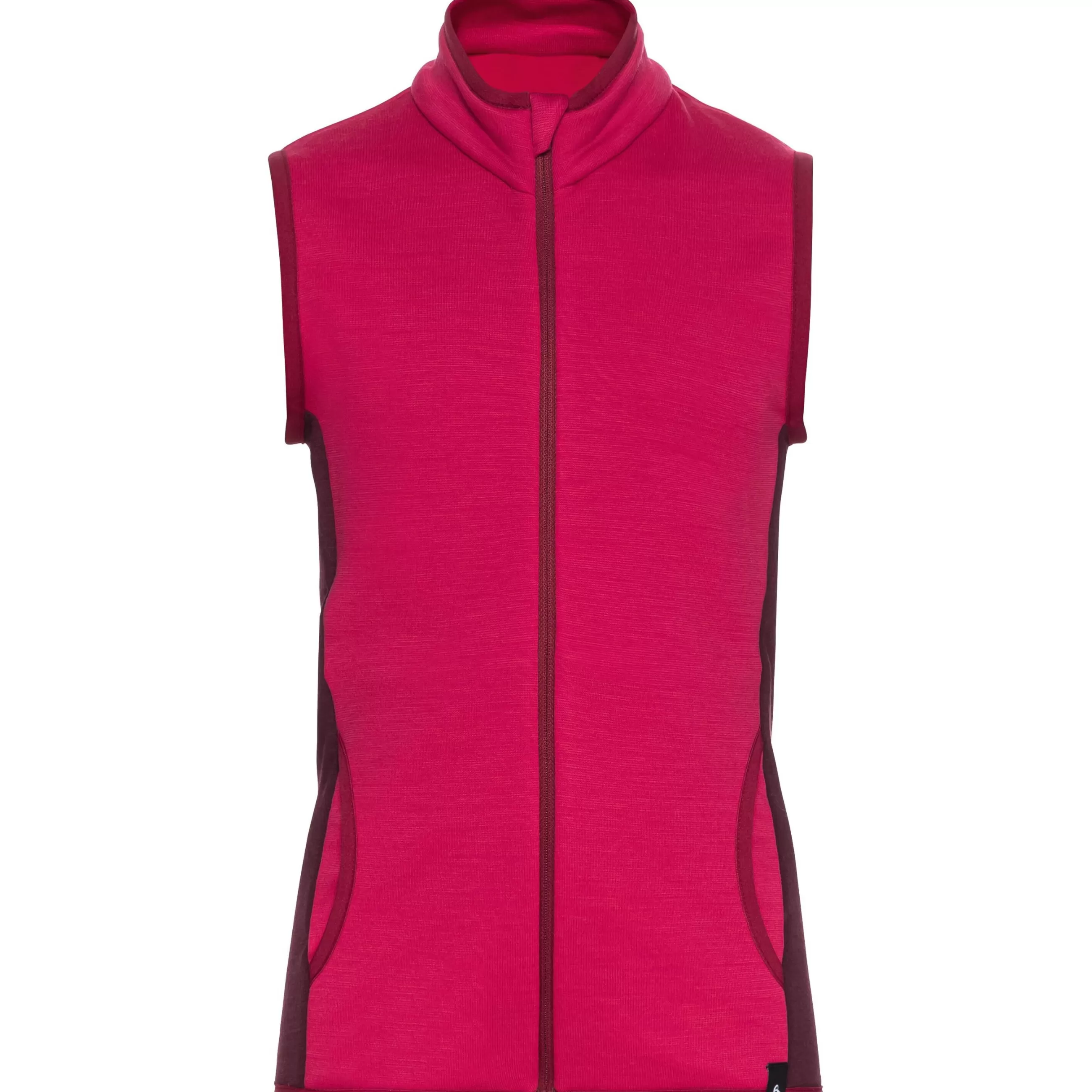 Clothing^Odlo The Weact Kids' Collection Kimi Wool Stretch Fleece Vest Cerise - Winetasting