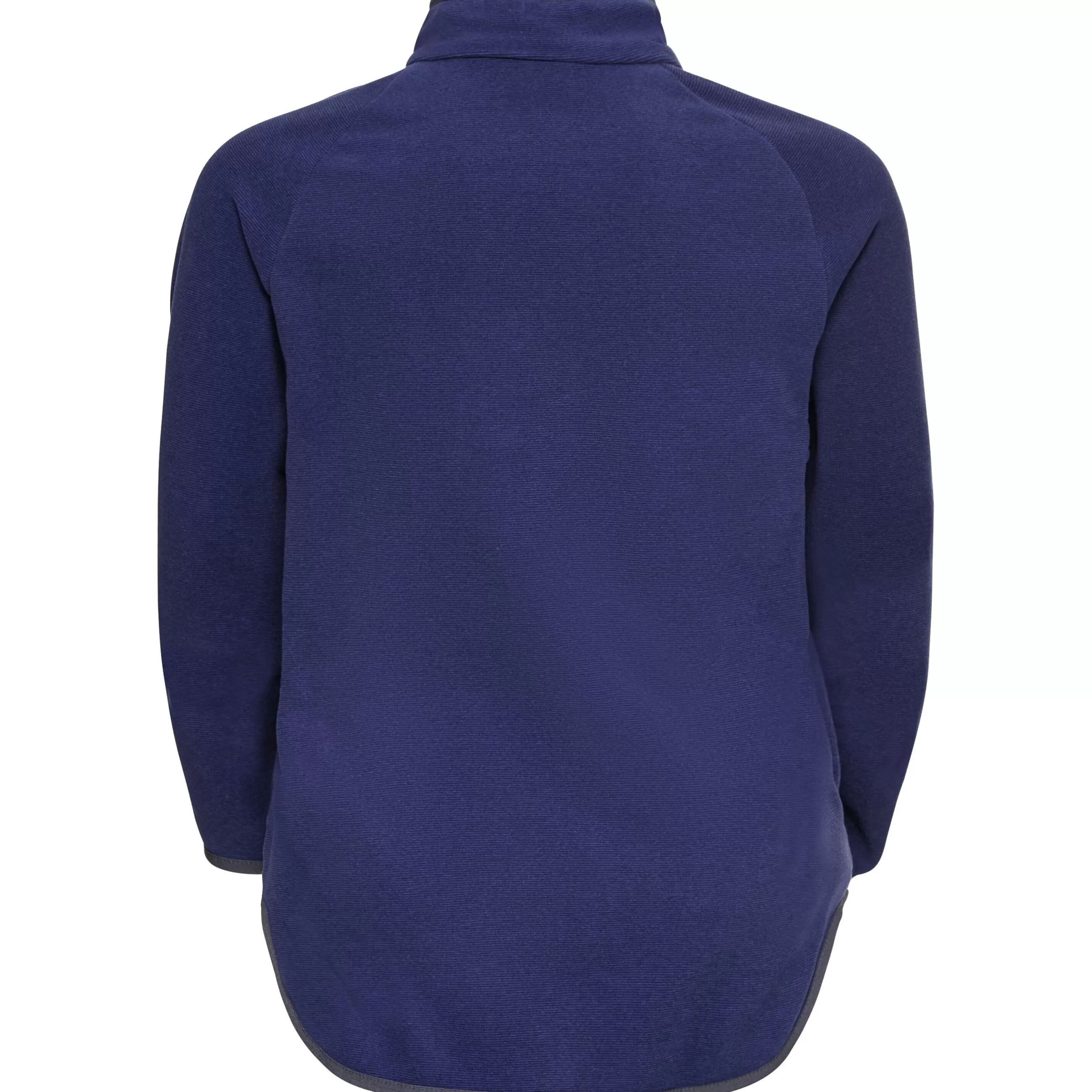 Clothing^Odlo The Weact Kids' Collection Roy Long Stripe Mid Layer Full Zip Fleece Clematis Blue - Odyssey Gray
