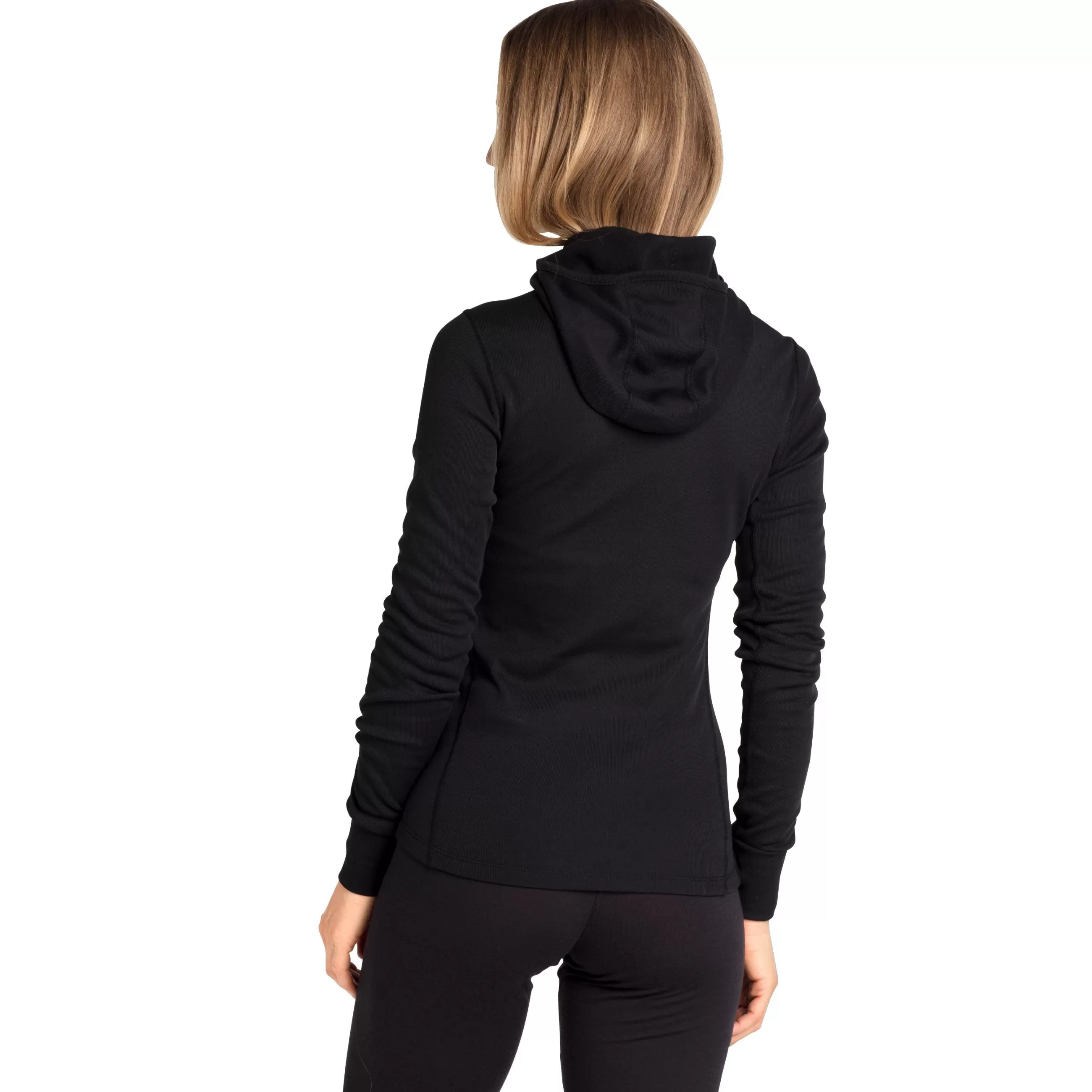 Base Layers^Odlo The Women's Active Warm Eco Base Layer Top With Facemask Black