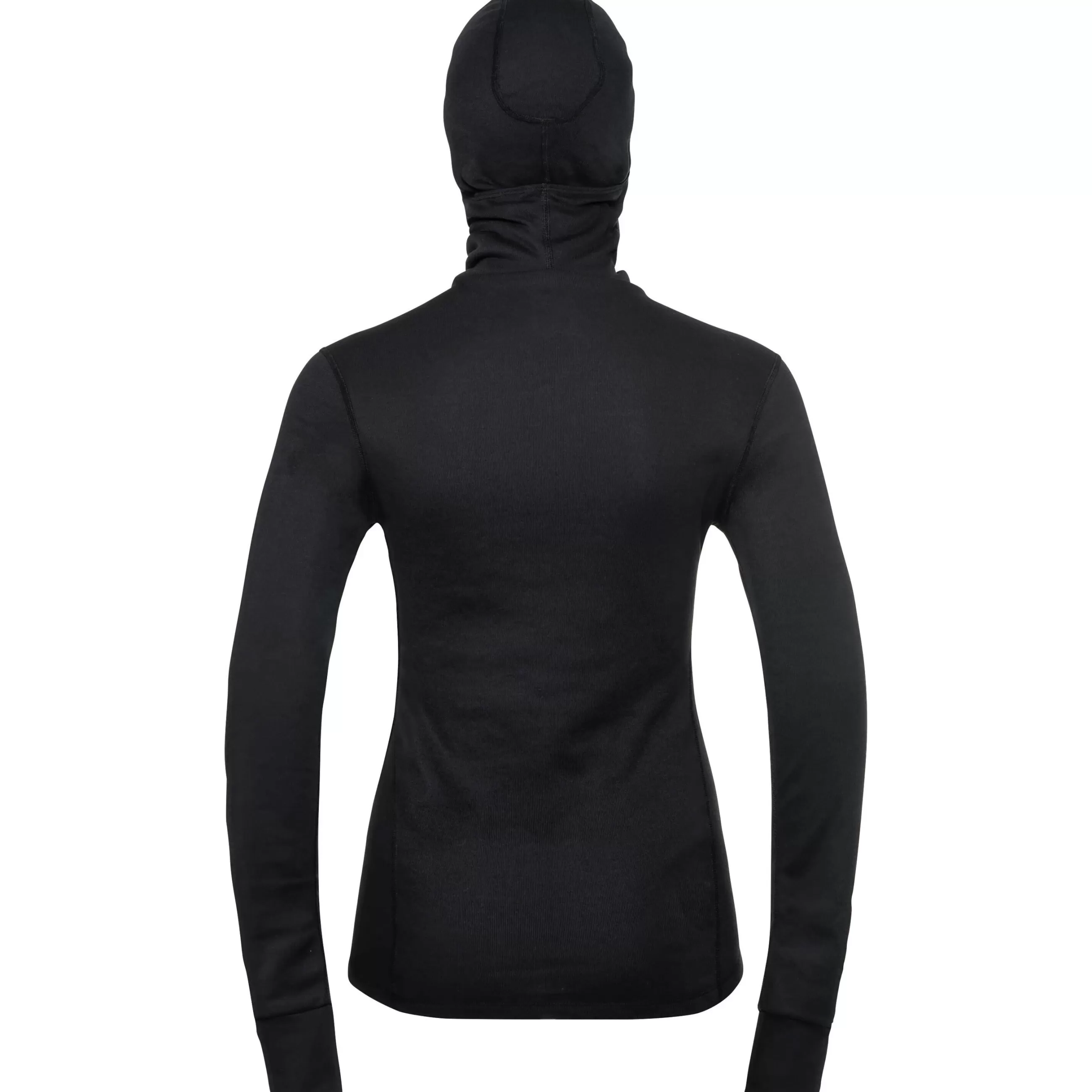 Base Layers^Odlo The Women's Active Warm Eco Base Layer Top With Facemask Black