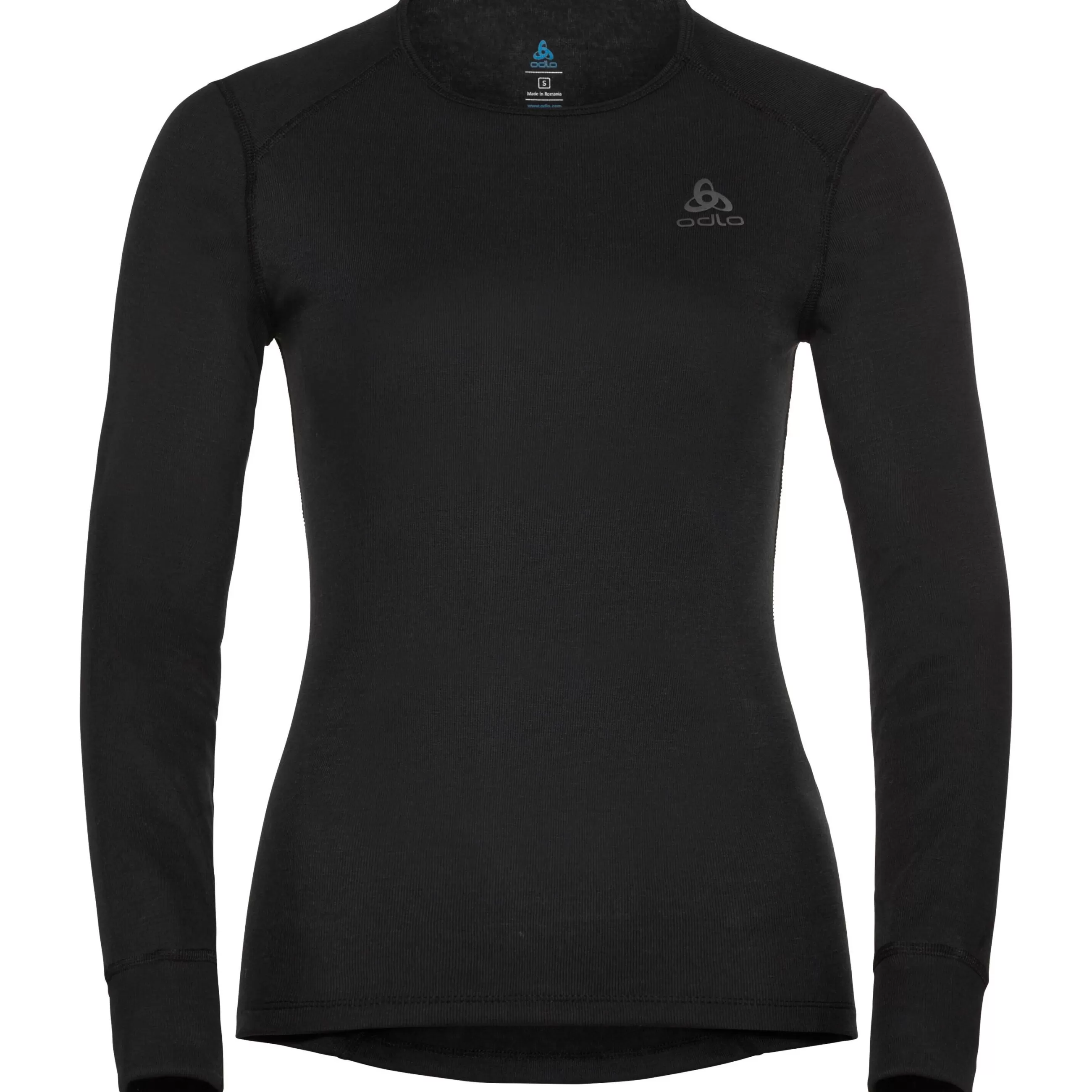 Base Layers^Odlo The Women's Active Warm Eco Long Sleeve Base Layer Top Black