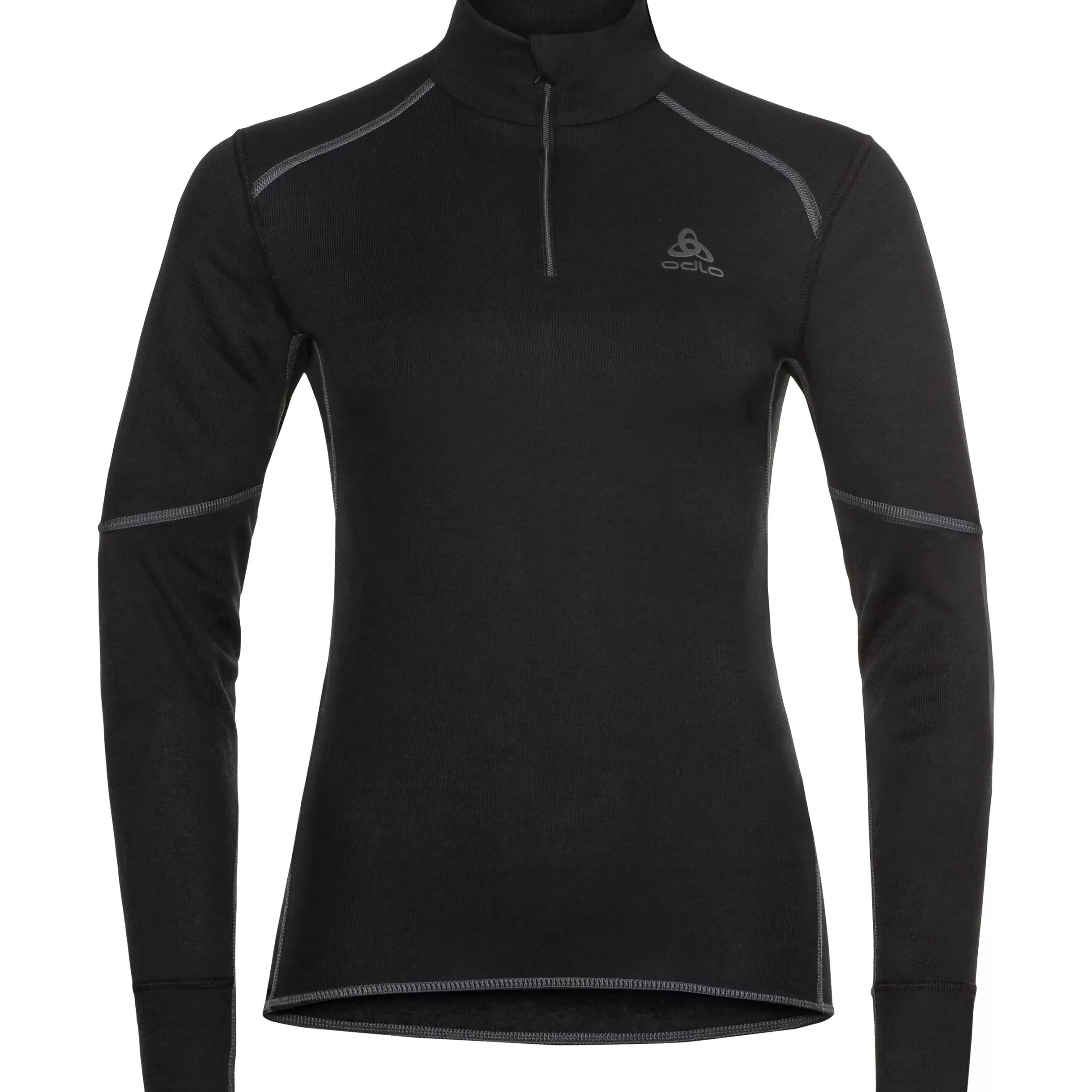 Base Layers^Odlo The Women's Active X-Warm Eco Half-Zip Turtleneck Base Layer Top Black