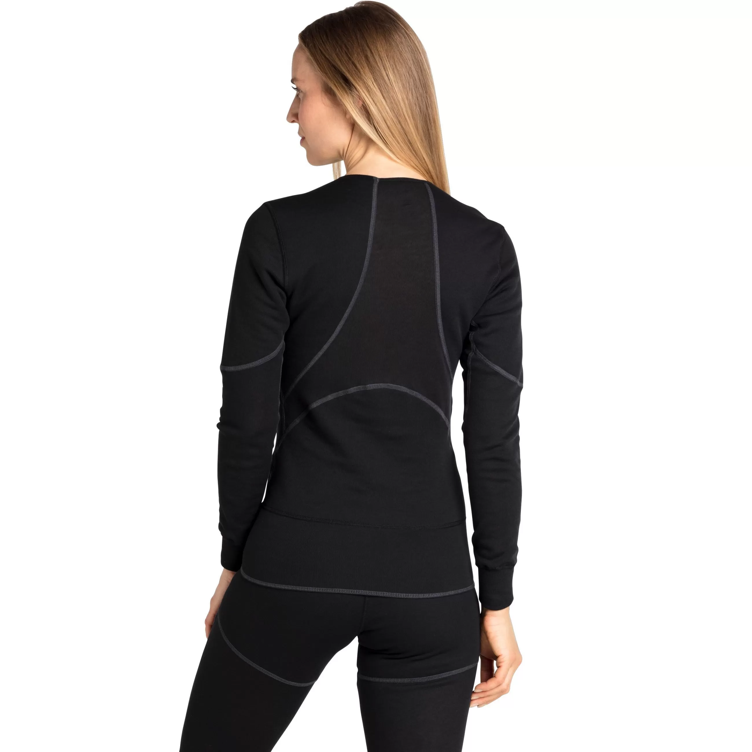 Base Layers^Odlo The Women's Active X-Warm Eco Long Sleeve Base Layer Top Black