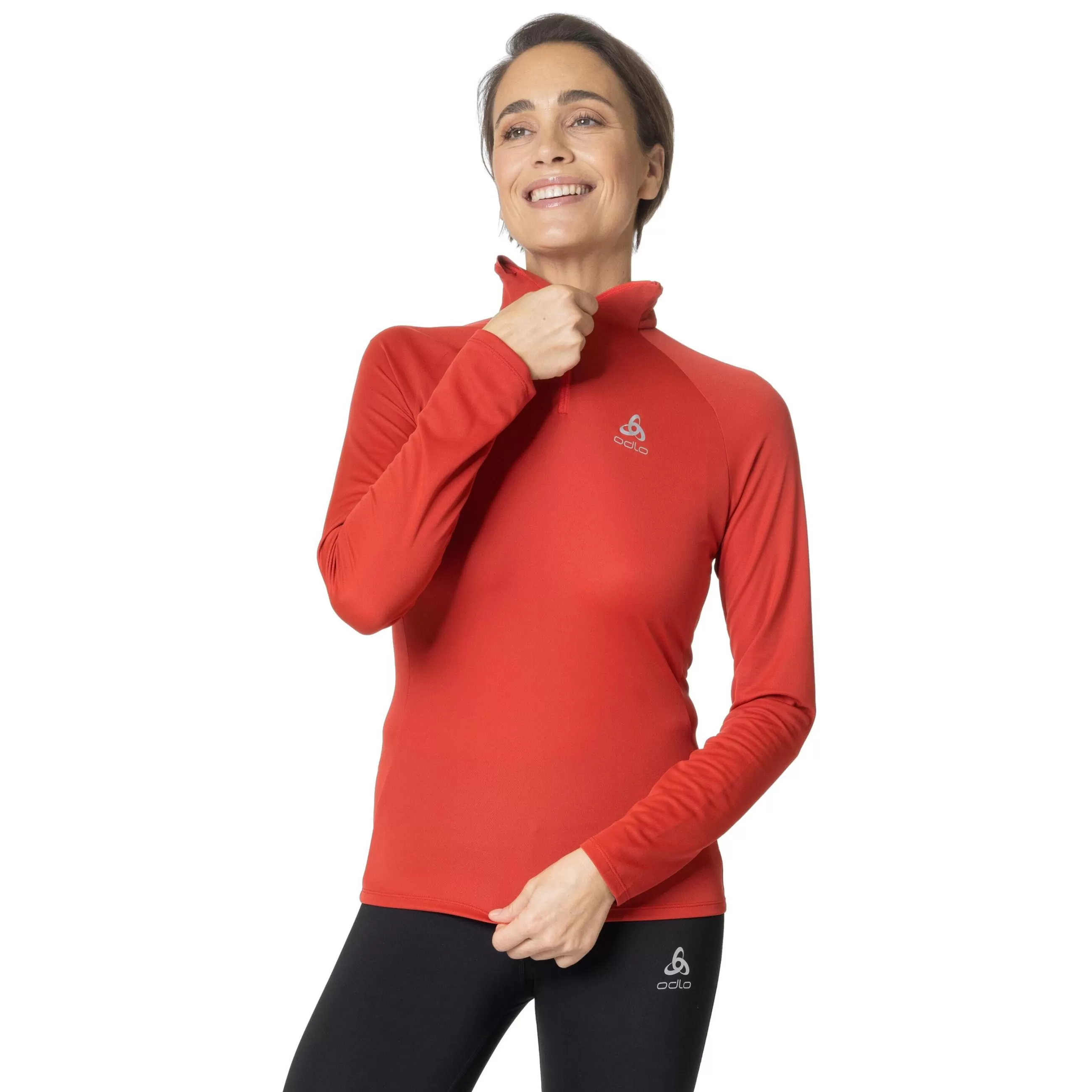 Mid Layers & Longsleeves^Odlo The Women's Essentials Half-Zip Running Mid Layer American Beauty