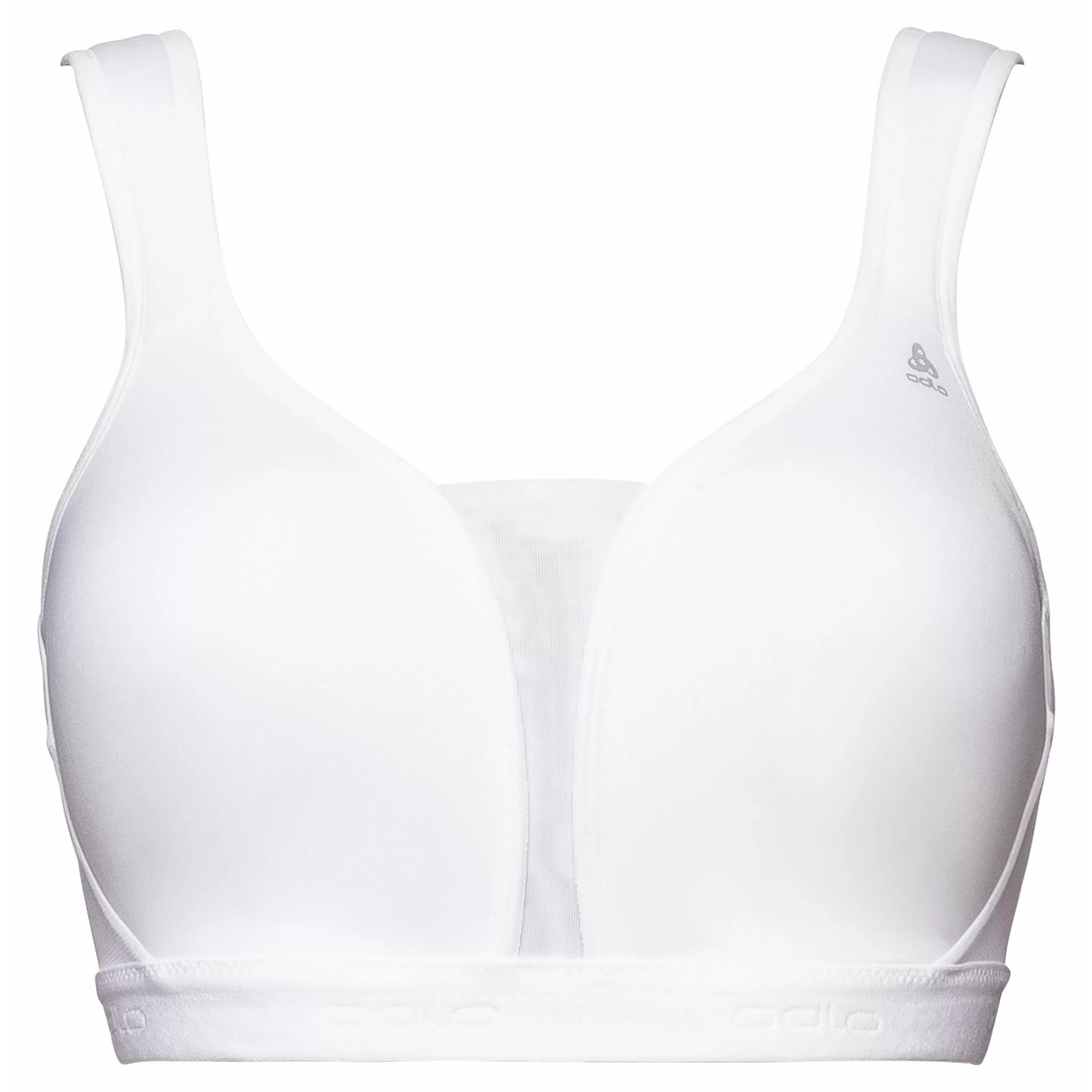 Sports Bras^Odlo The Women's Padded High E-Cup Sports Bra White