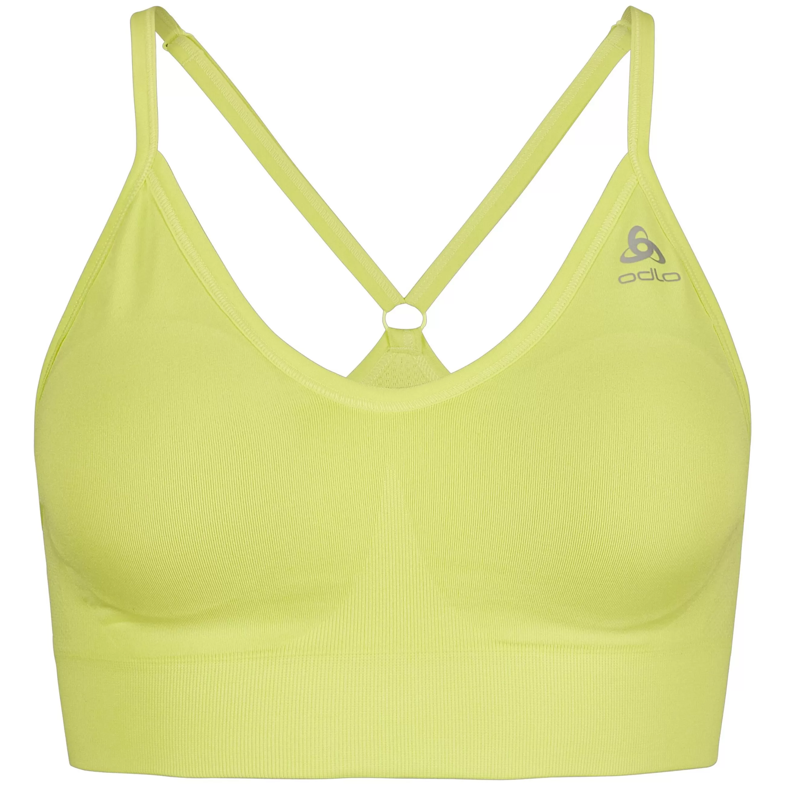 Sports Bras^Odlo The Women's Padded Seamless Soft 2.0 Sports Bra Sharp Green