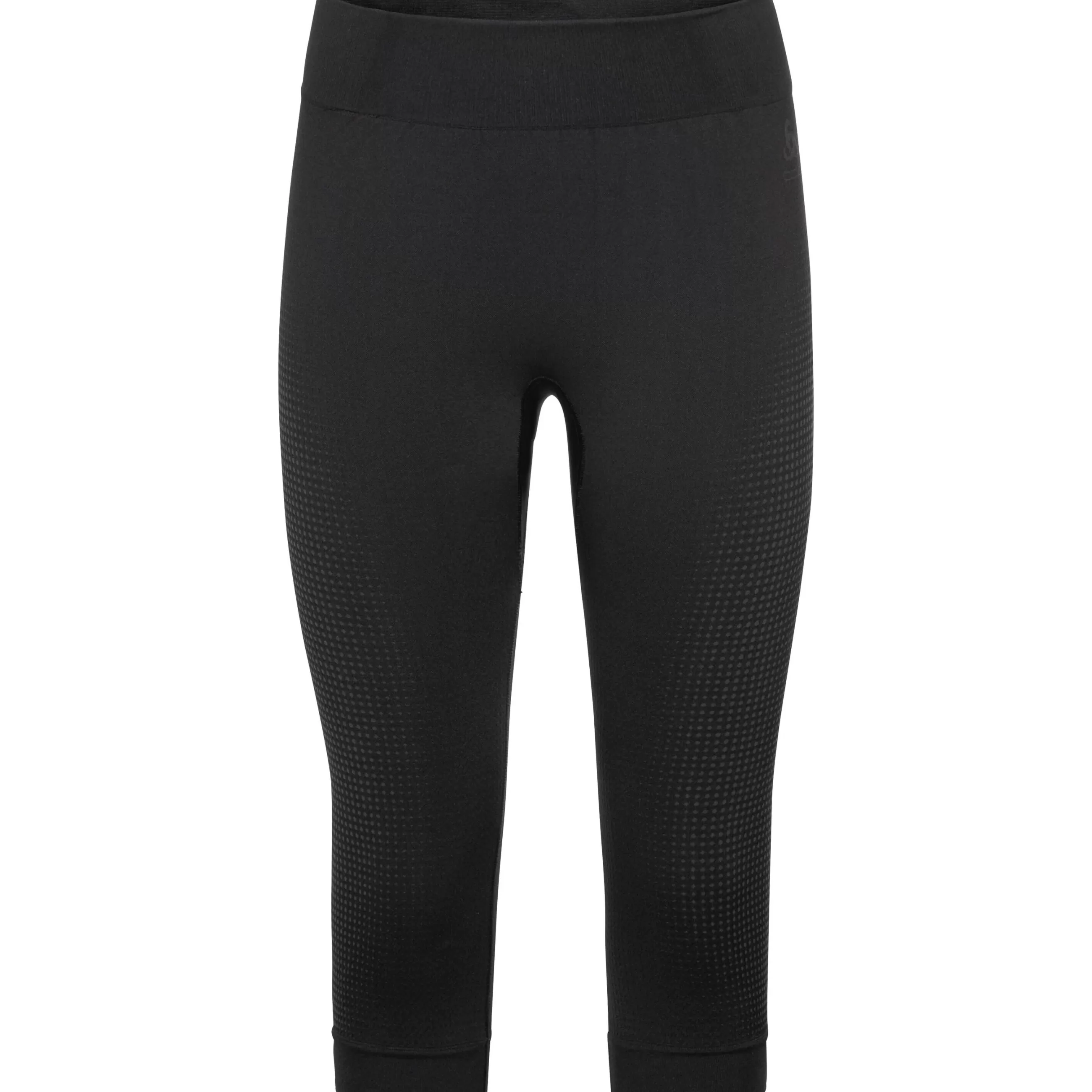 Base Layers^Odlo The Women's Performance Warm Eco Base Layer 3/4 Pants Black - New Odlo Graphite Grey