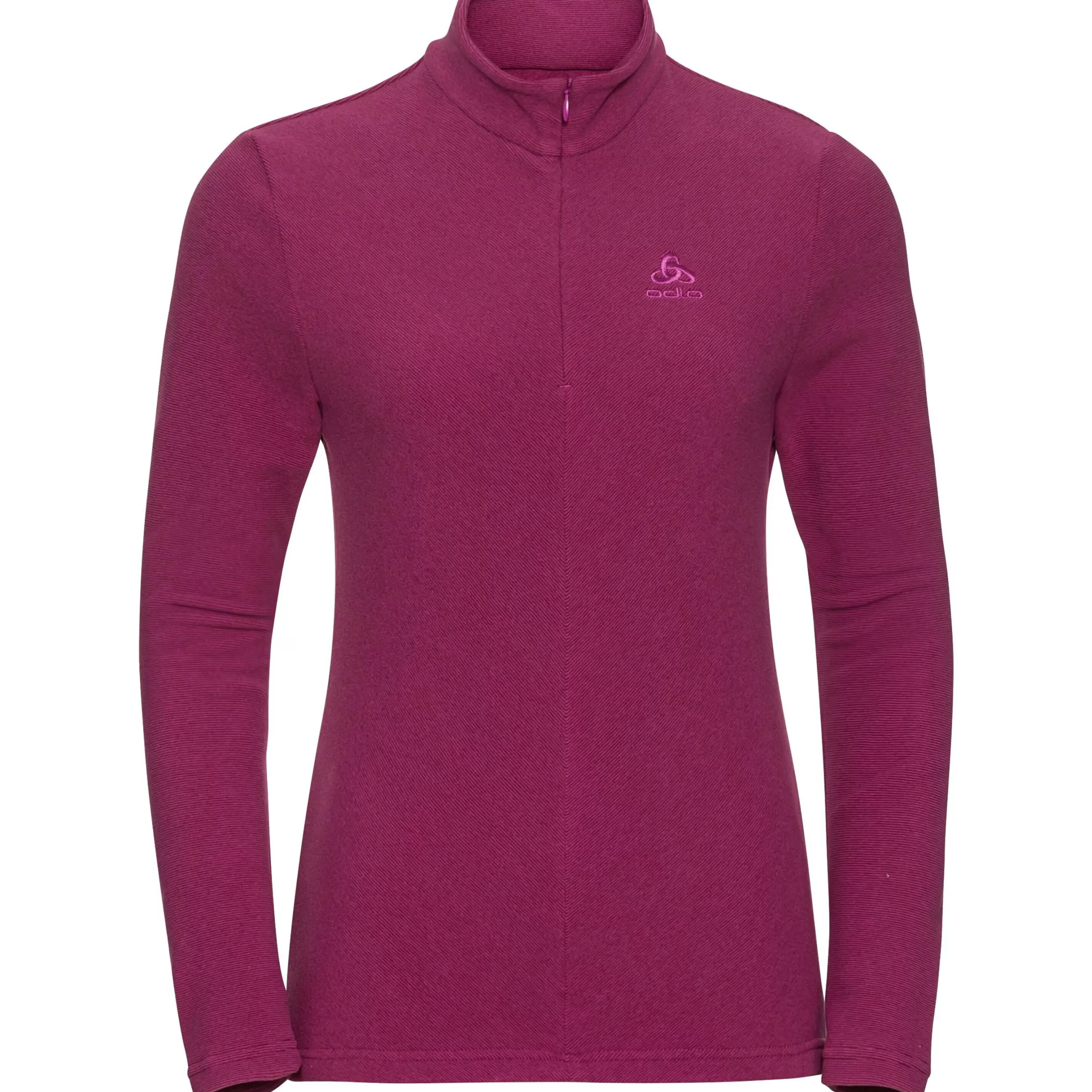 Mid Layers & Longsleeves^Odlo The Women's Roy Half-Zip Mid Layer Festival Fuchsia - Raspberry Fudge