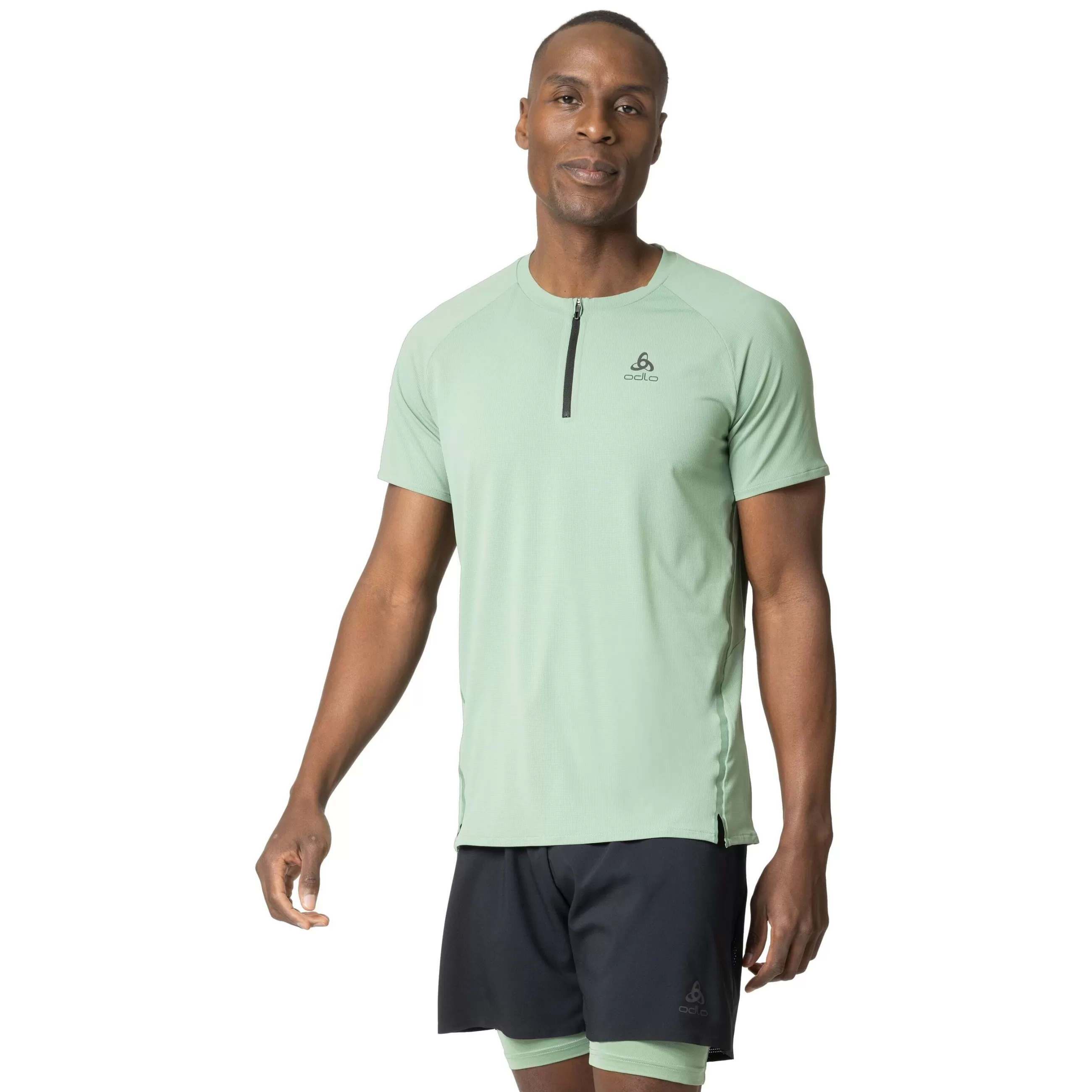 T-Shirts & Polos^Odlo The X-Alp Half-Zip Running T-Shirt Loden Frost