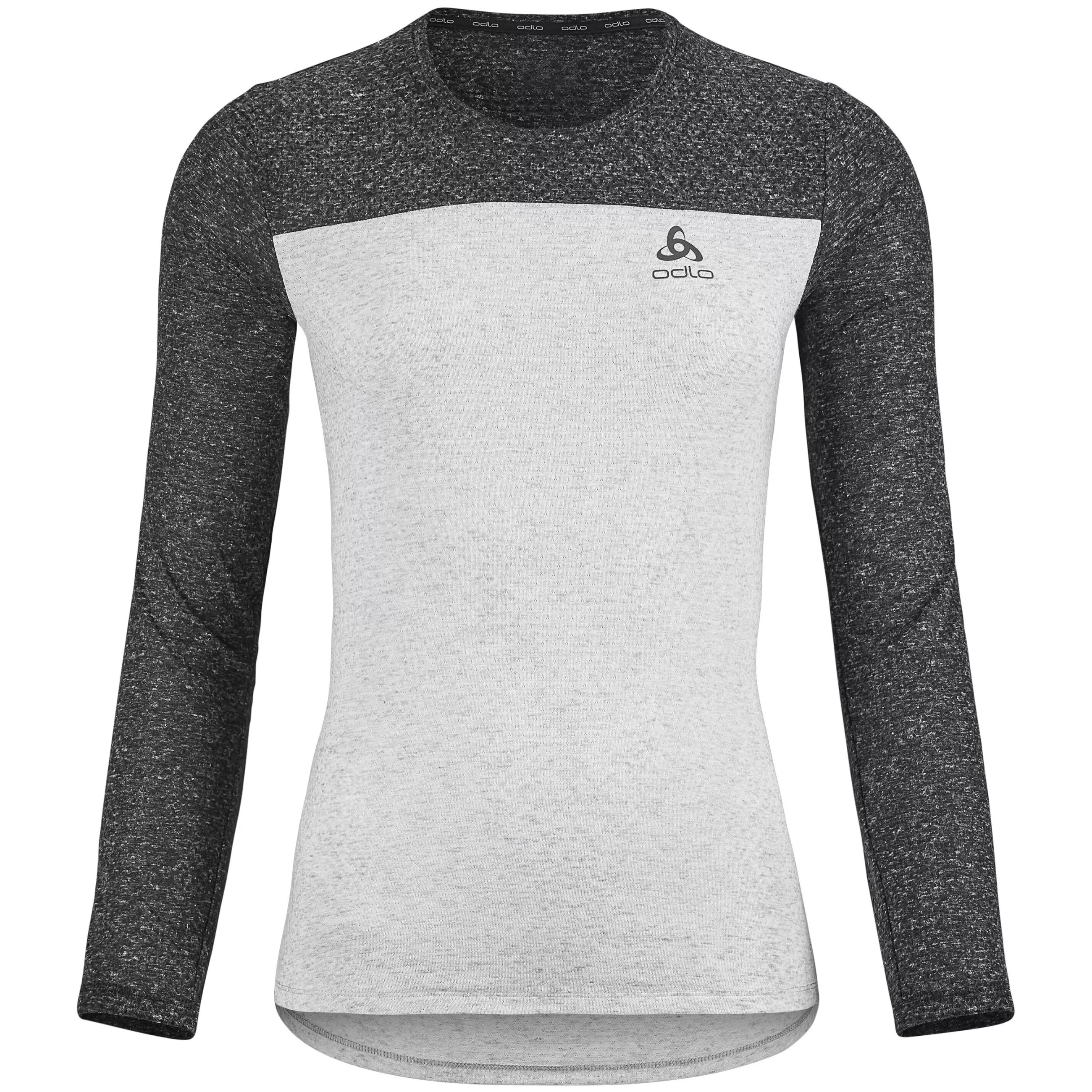 Mid Layers & Longsleeves^Odlo The X-Alp Linencool Long Sleeve Mtb Tee Grey Melange - Black Melange