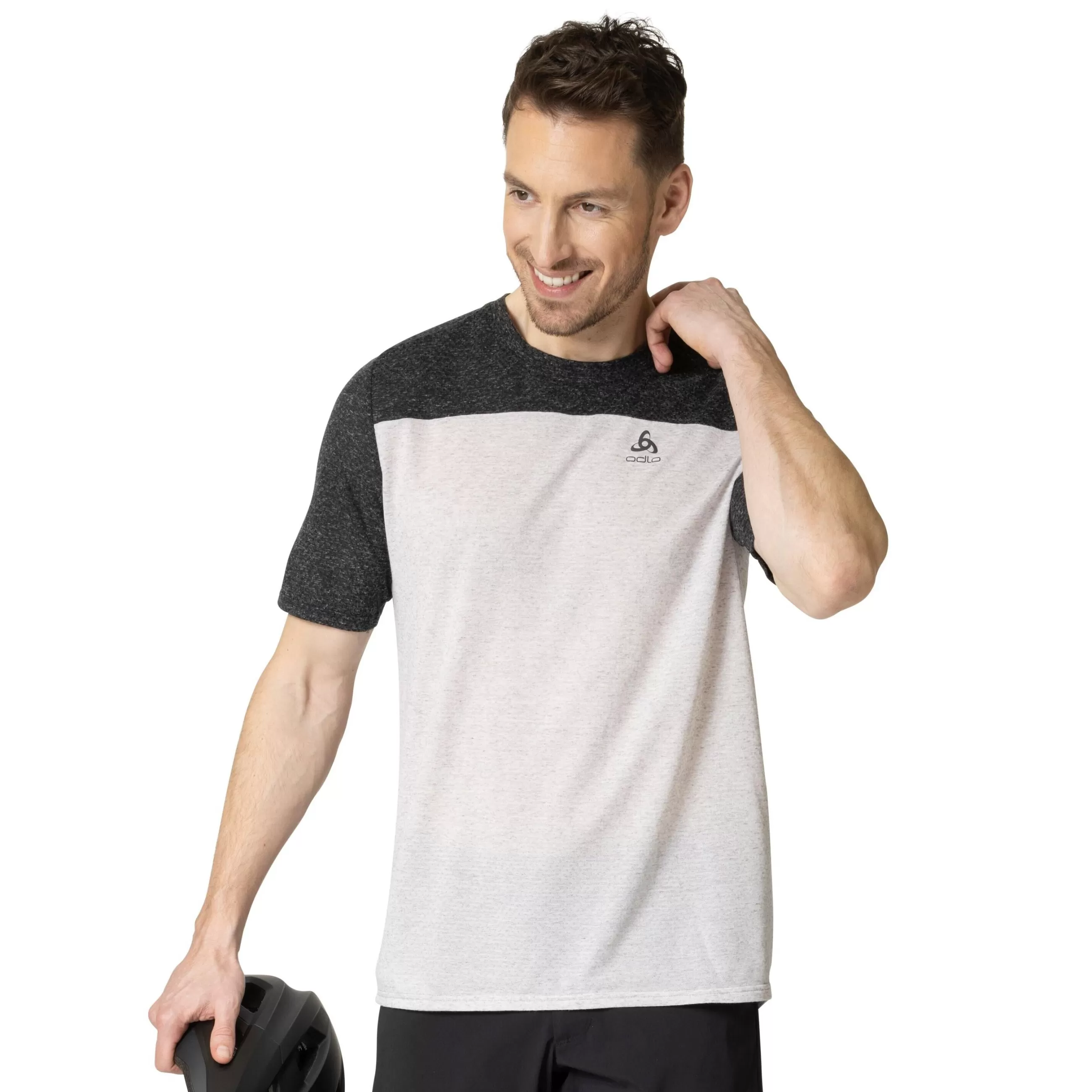 T-Shirts & Polos^Odlo The X-Alp Linencool Mtb Tee Black - Odlo Concrete Grey