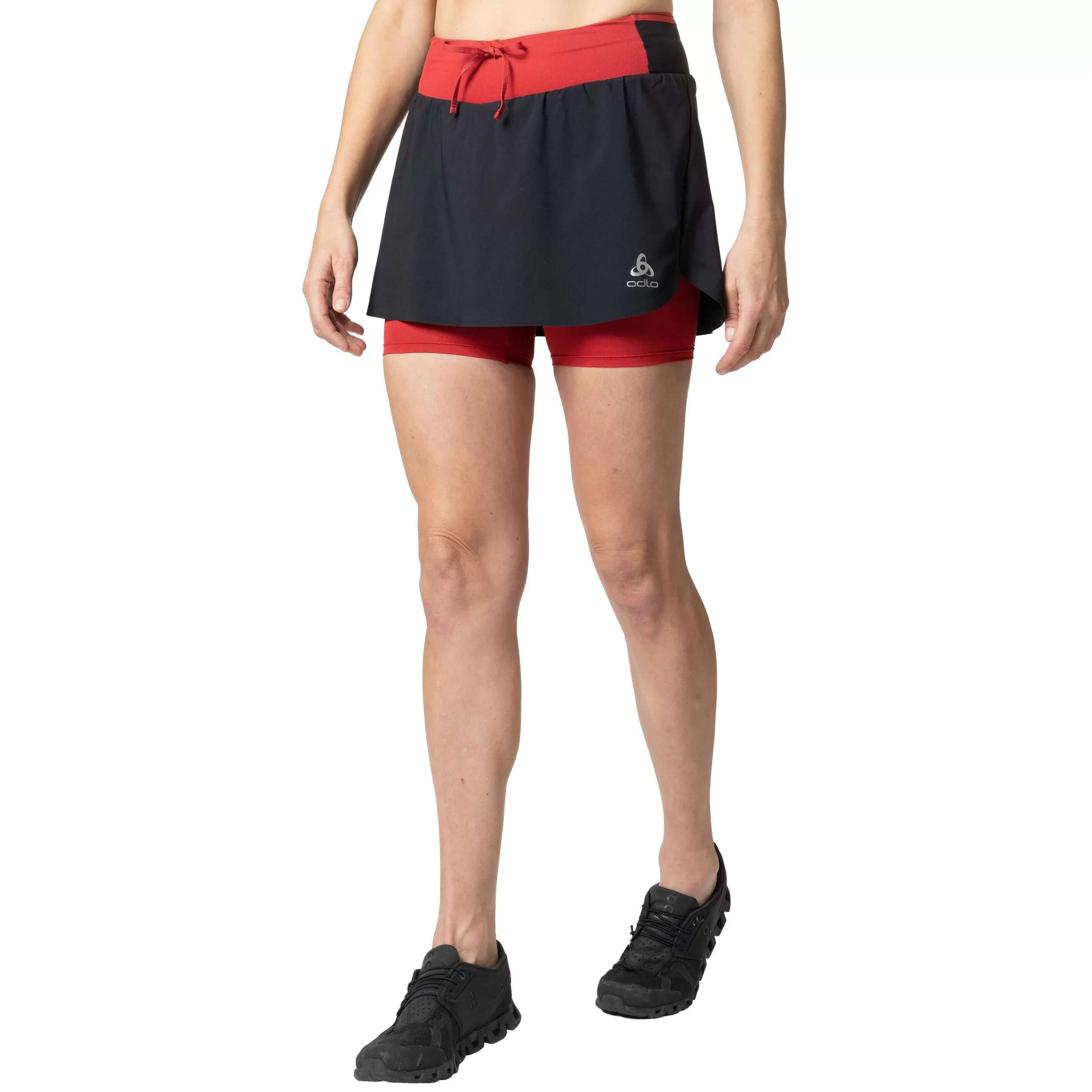 Shorts^Odlo The X-Alp Trail Running Skirt Black - American Beauty