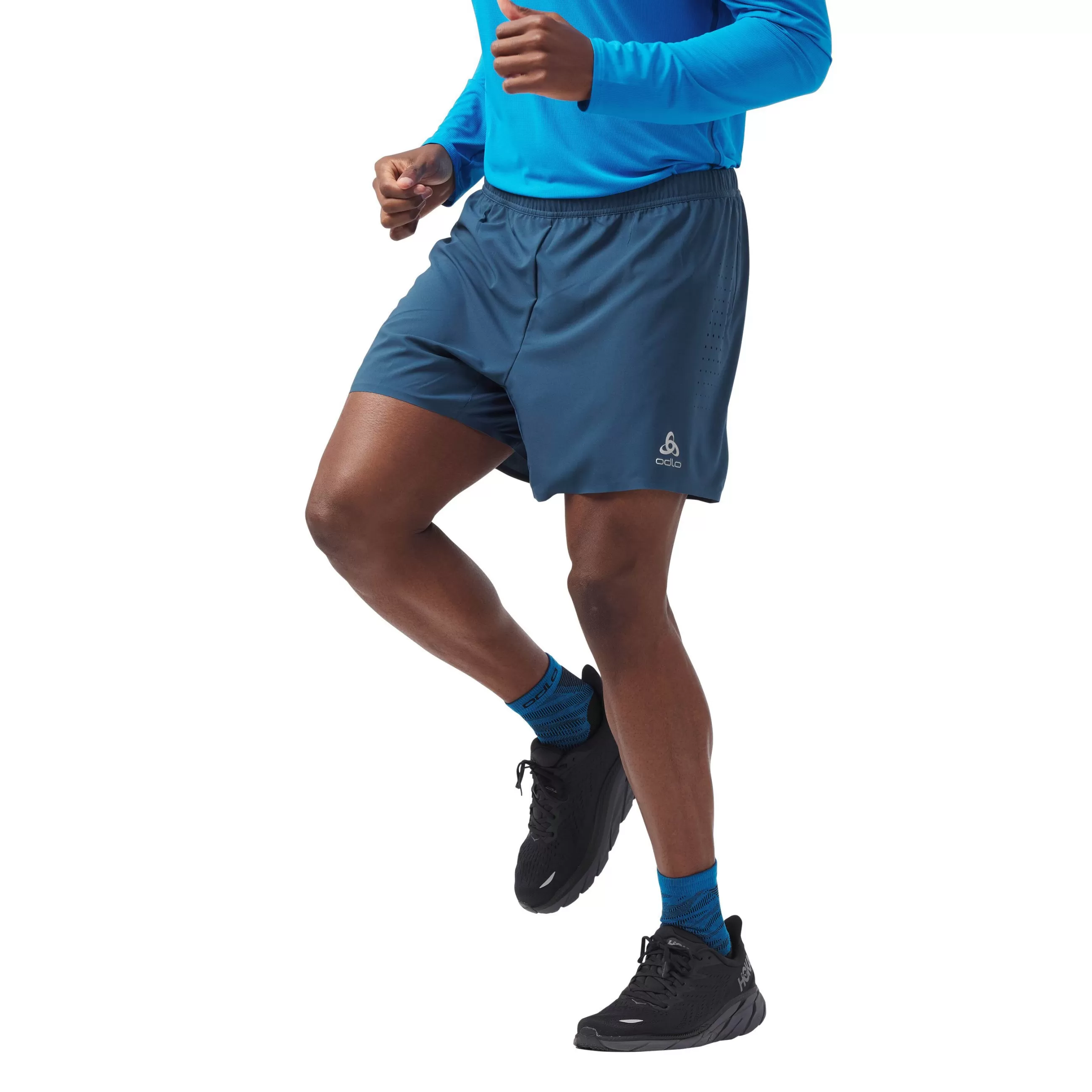 Shorts^Odlo The Zeroweight 5 Inch Running Shorts Blue Wing Teal