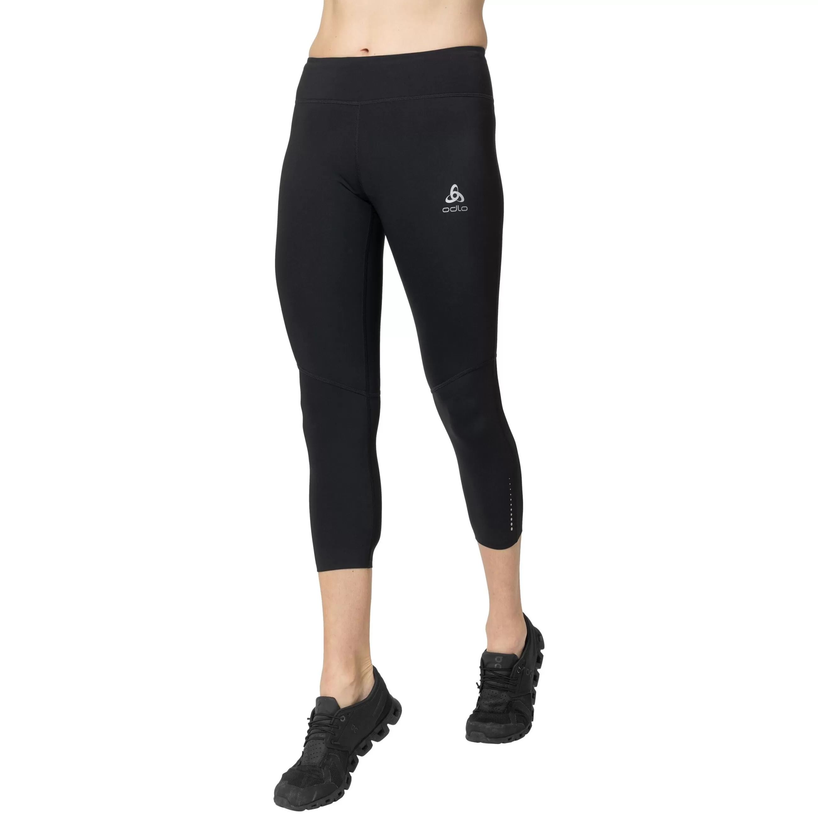 Pants & Tights^Odlo The Zeroweight 7/8 Running Tights Black