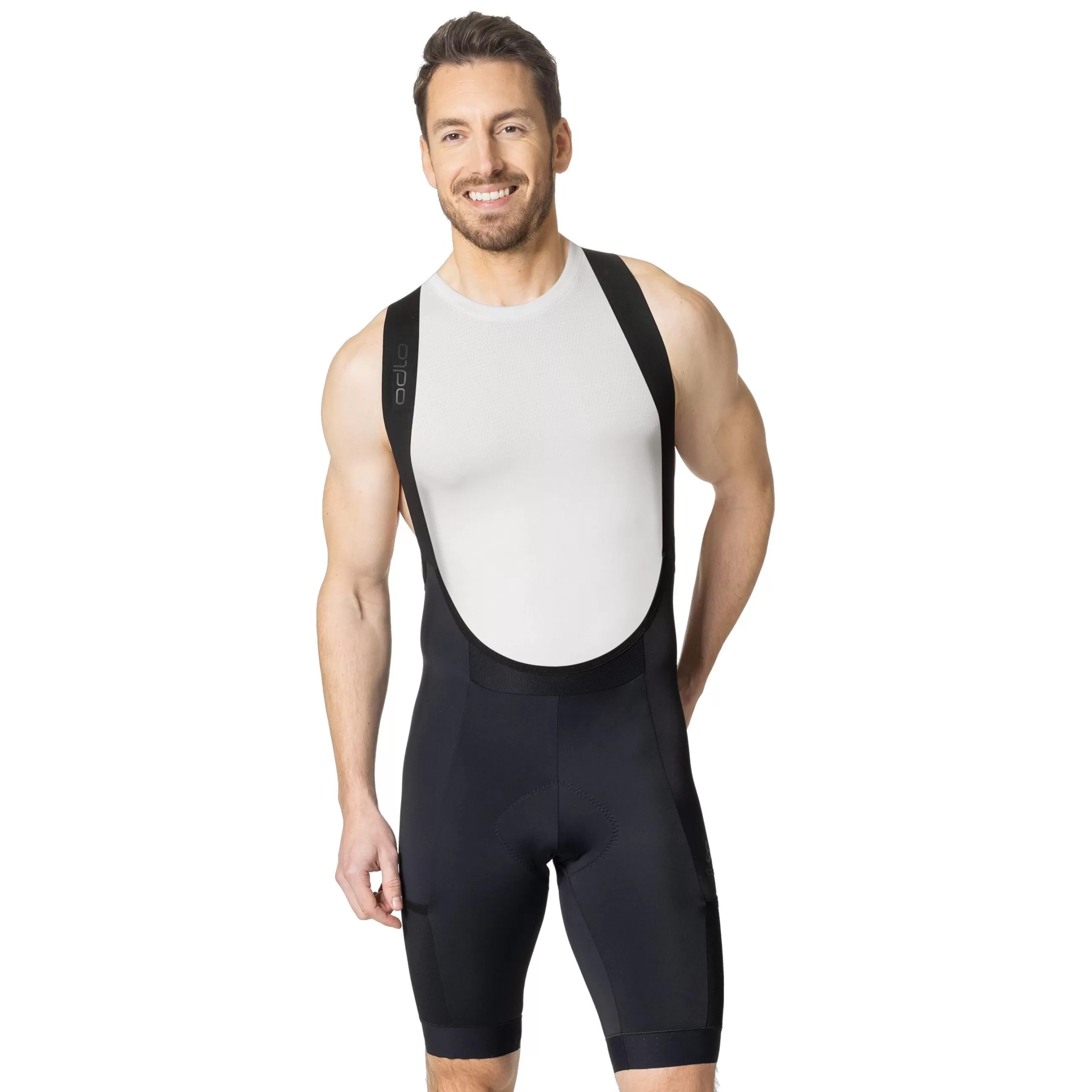 Shorts^Odlo The Zeroweight Cargo Bib Cycling Shorts Black