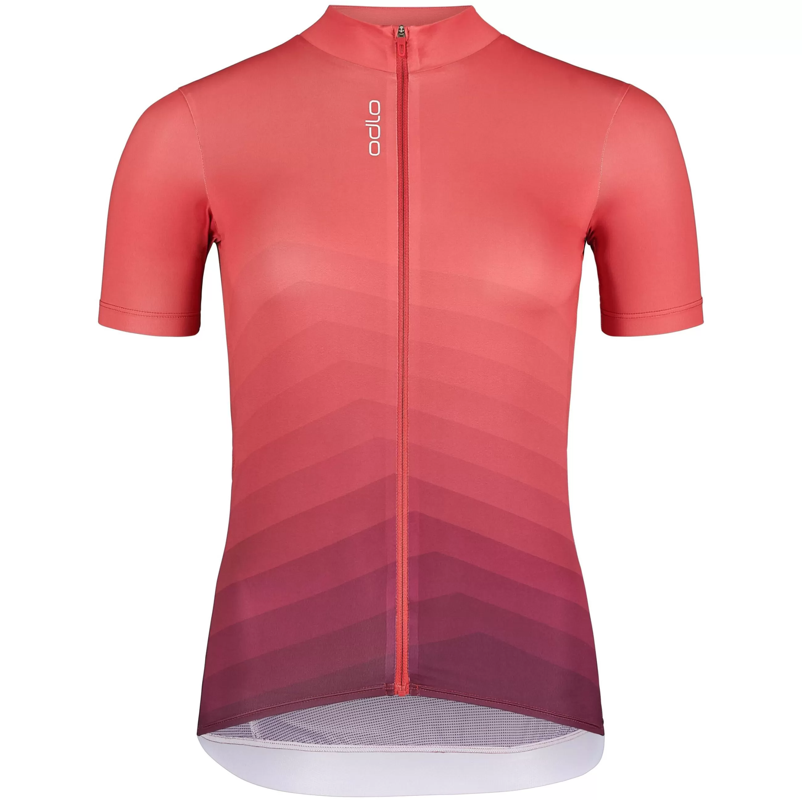 T-Shirts & Polos^Odlo The Zeroweight Chill-Tec Aero Print Jersey American Beauty - Winetasting