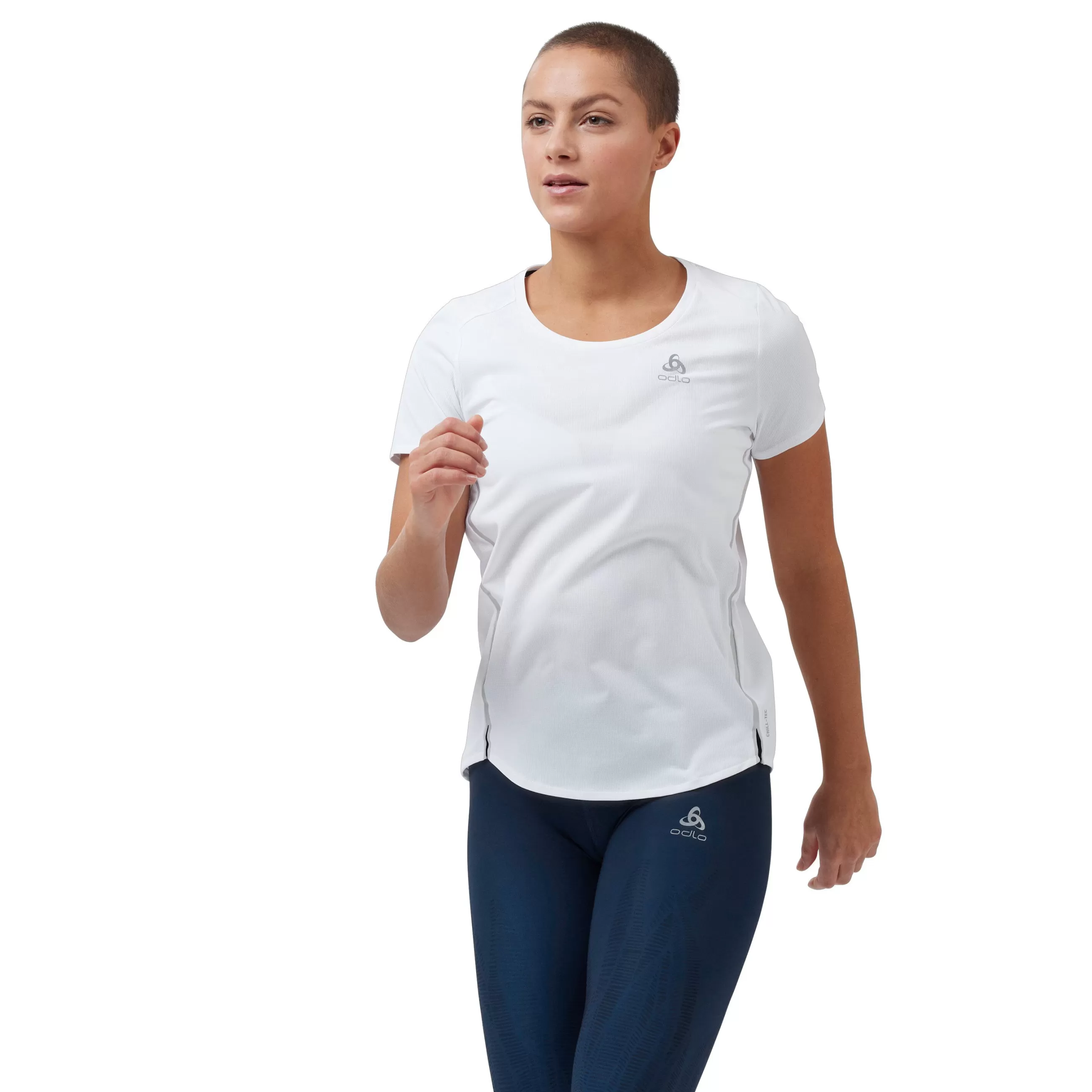 T-Shirts & Polos^Odlo The Zeroweight Chill-Tec T-Shirt White