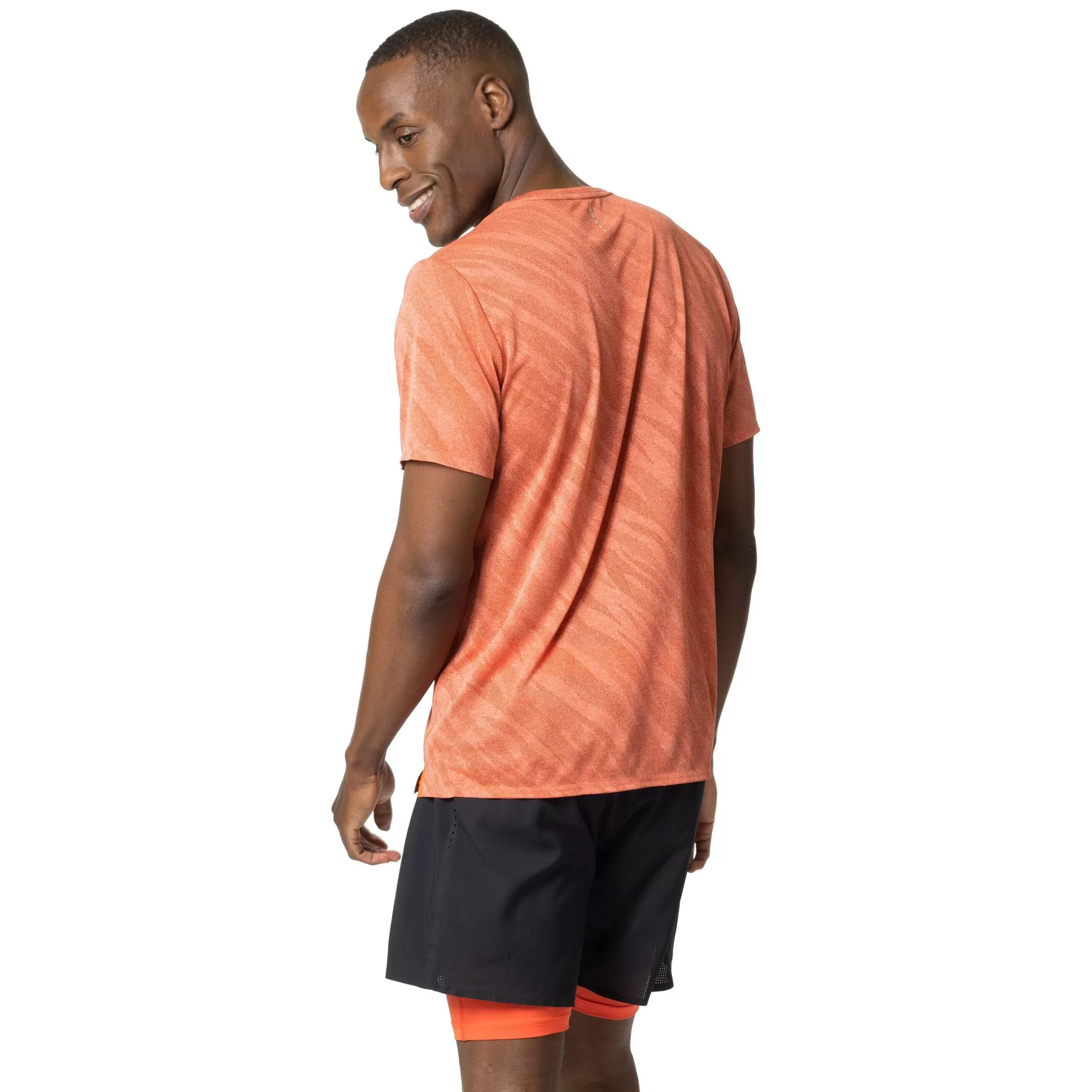 T-Shirts & Polos^Odlo The Zeroweight Engineered Chill-Tec Running T-Shirt Firelight Melange