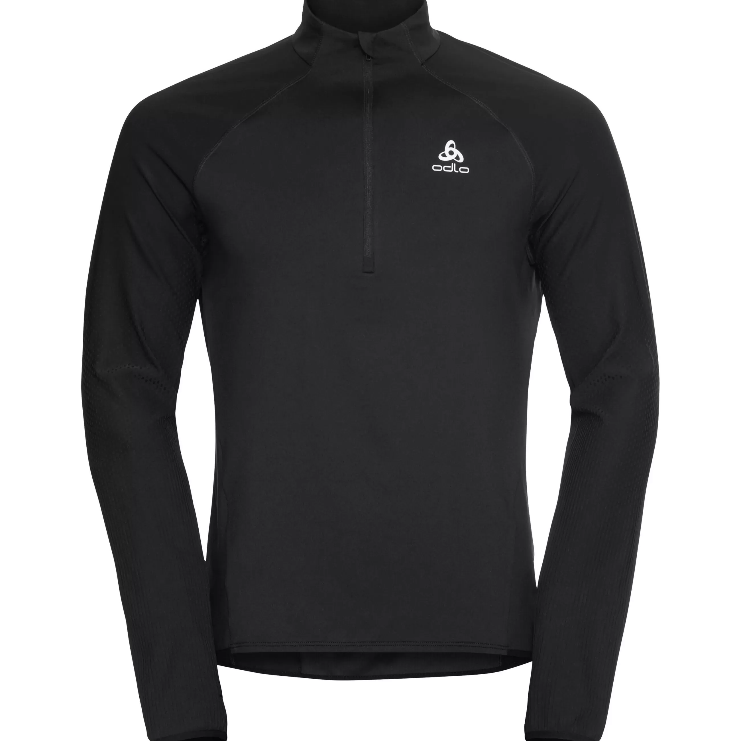 Mid Layers & Longsleeves^Odlo The Zeroweight Mid Layer Running Half-Zip Black