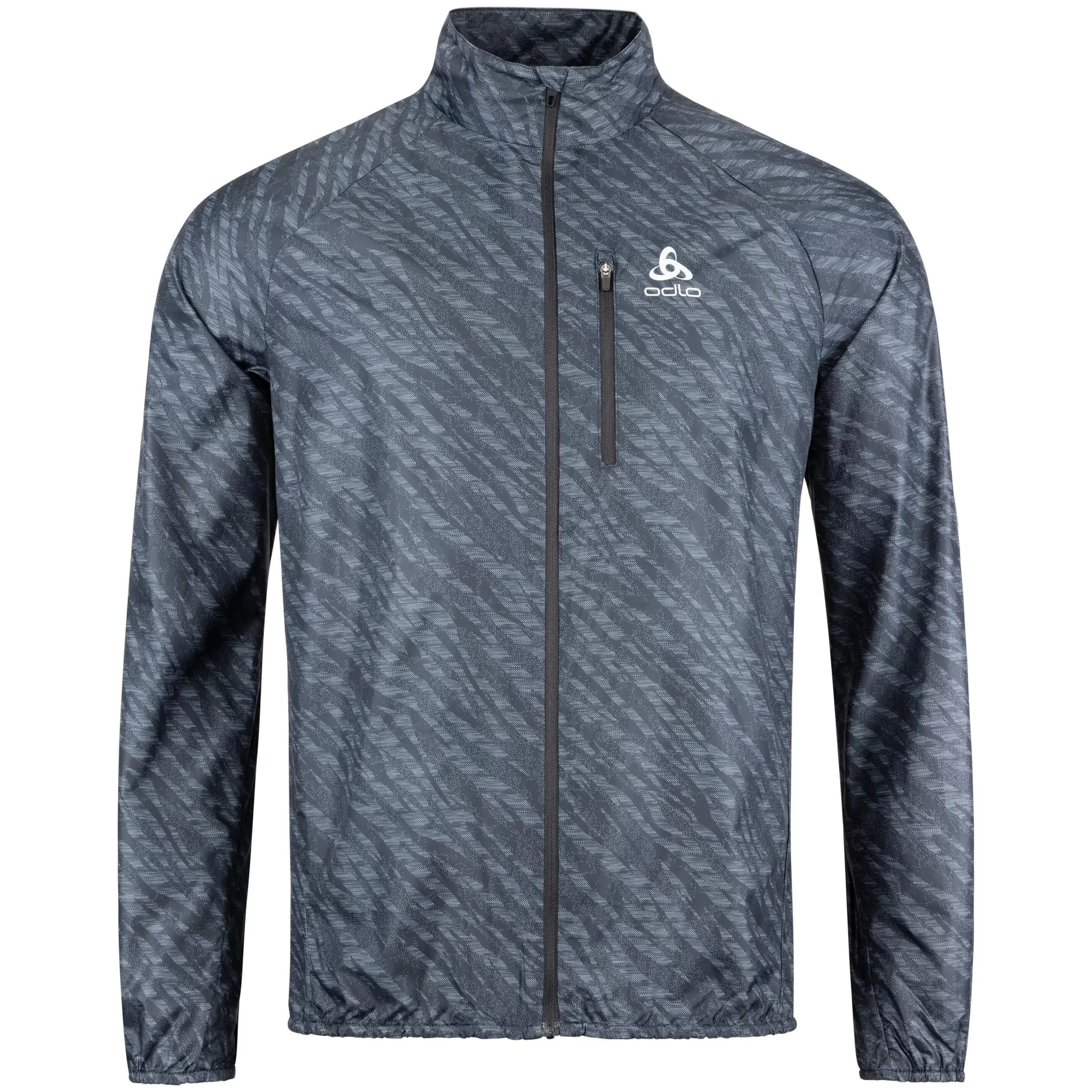 Jackets & Vests^Odlo The Zeroweight Print Running Jacket Black