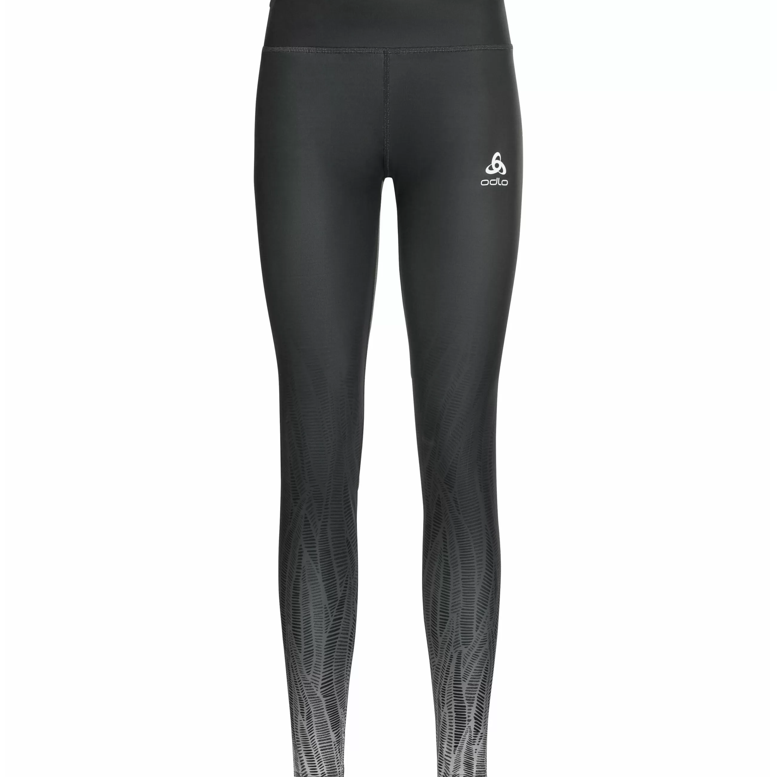 Pants & Tights^Odlo The Zeroweight Print Running Tights Black