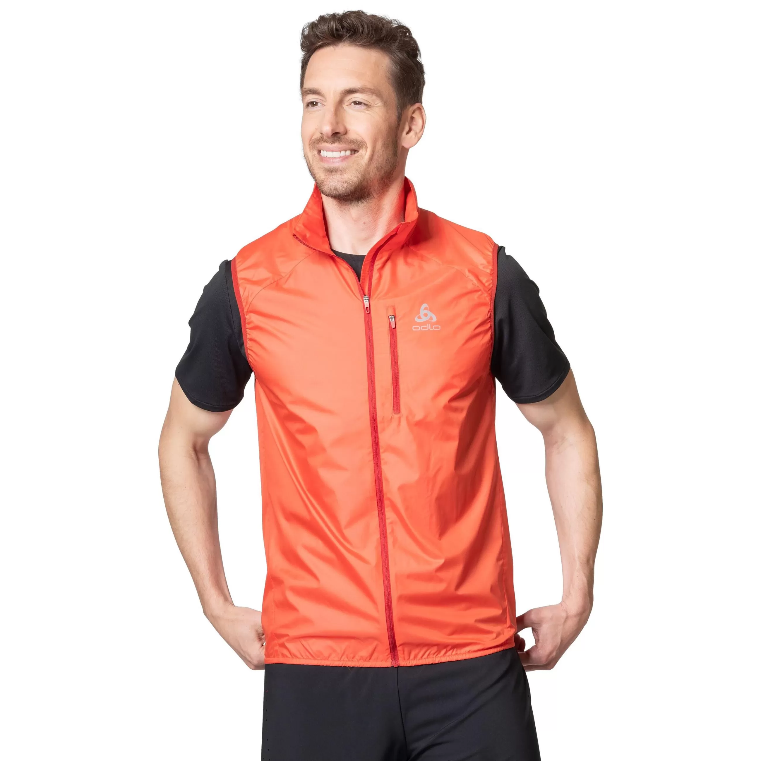 Jackets & Vests^Odlo The Zeroweight Running Vest Firelight