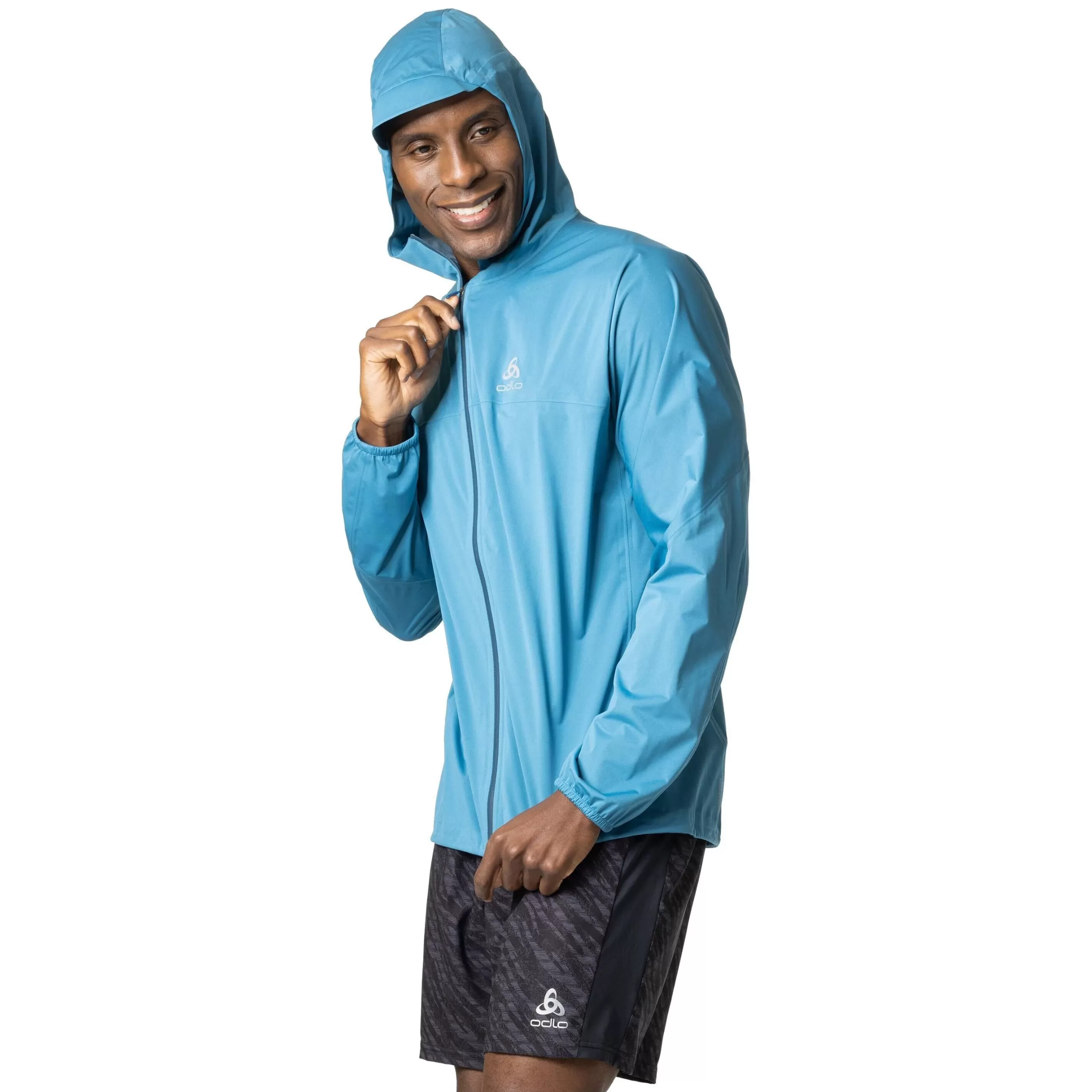 Jackets & Vests^Odlo The Zeroweight Waterproof Running Jacket Saxony Blue